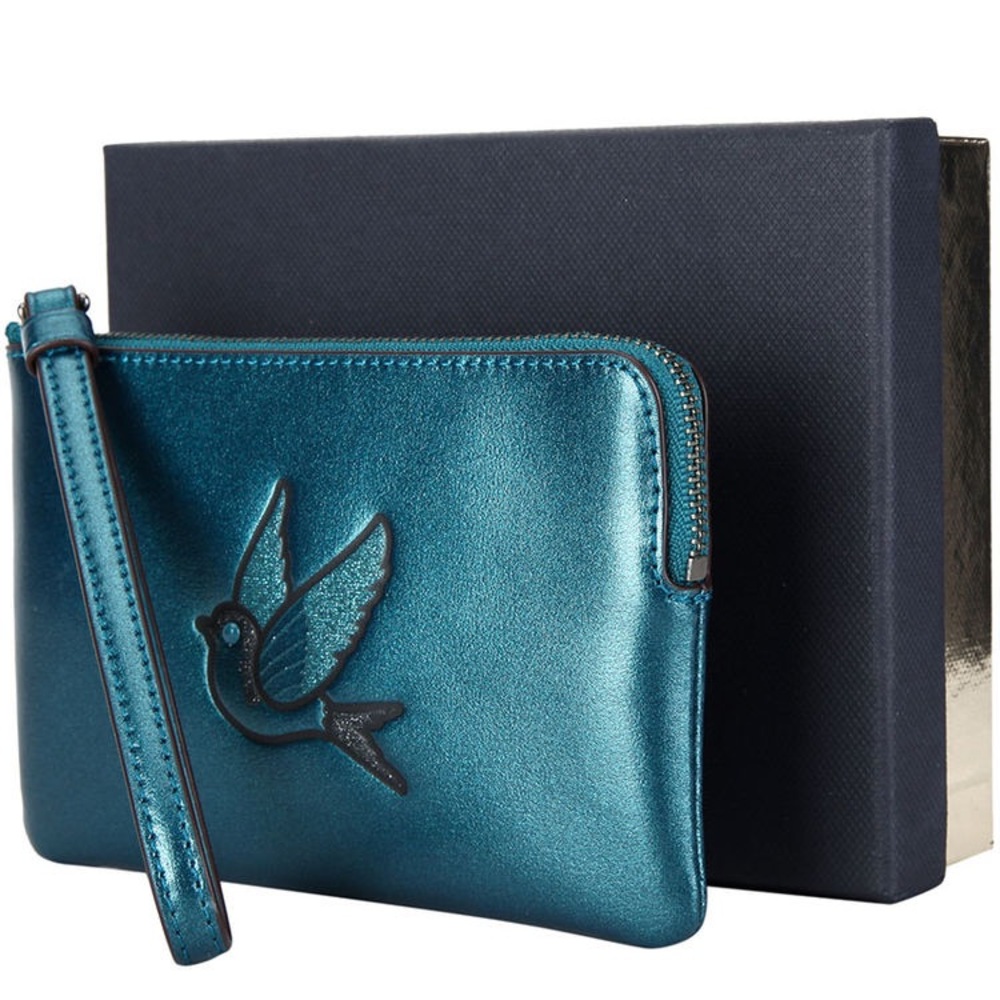 NWT Coach RARE gorgeous bird wristlet PRICE FIRM - Picture 2 of 6